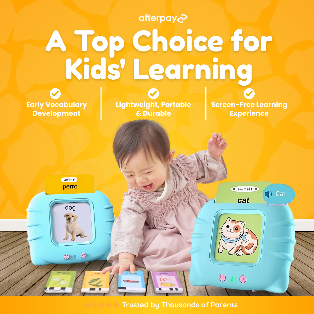 Audible Flashcard Device - Early Educational Device + Flashcards (224 Cards)