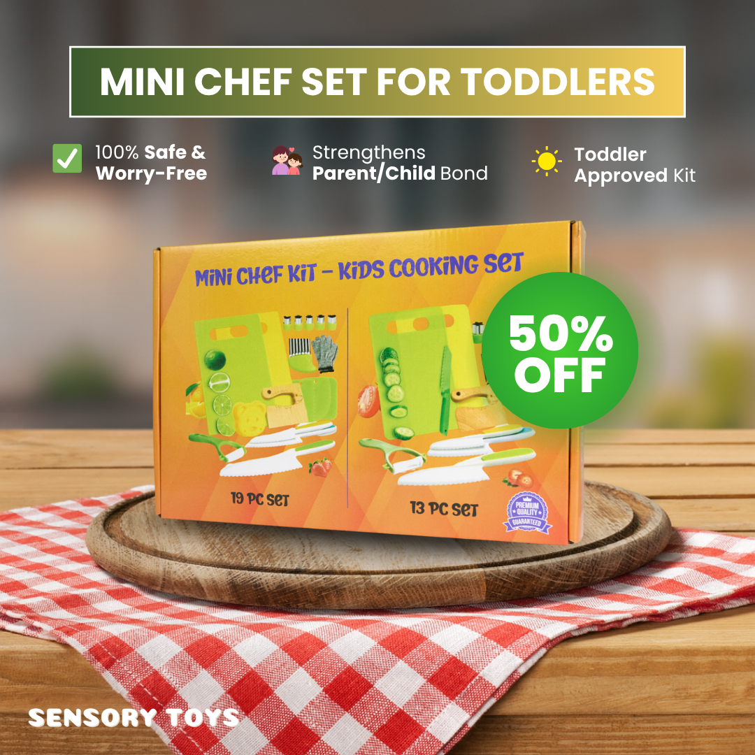 Mini Chef Set - Kids 13 Pc Cooking Set